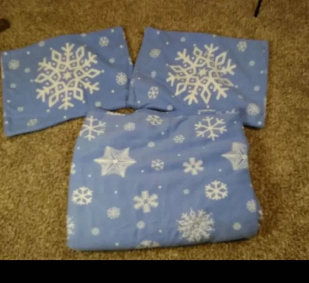 Collections Etc. Blanket and Pillowcase Set Queen